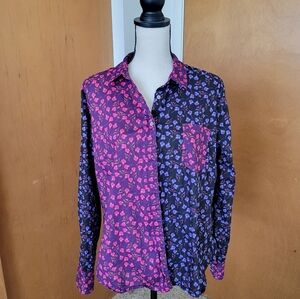 J. Crew Liberty Floral Print Button Up Shirt